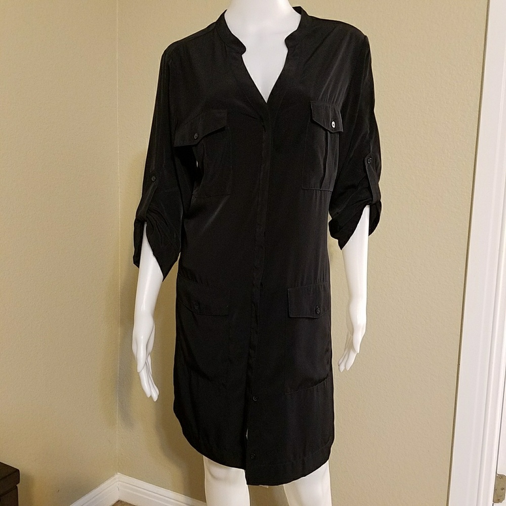 Express black tunic dress